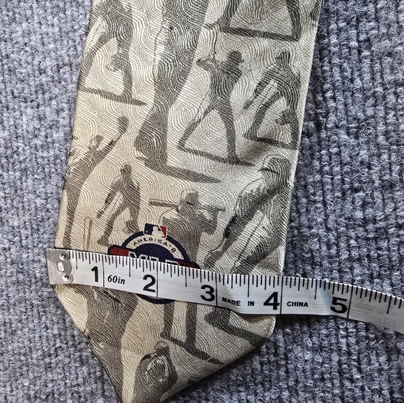 RM Sport Americas Pasttime Silk Necktie Mens MLB - Picture 5 of 6